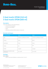 Sure-Seal mastic EPDM - FT
